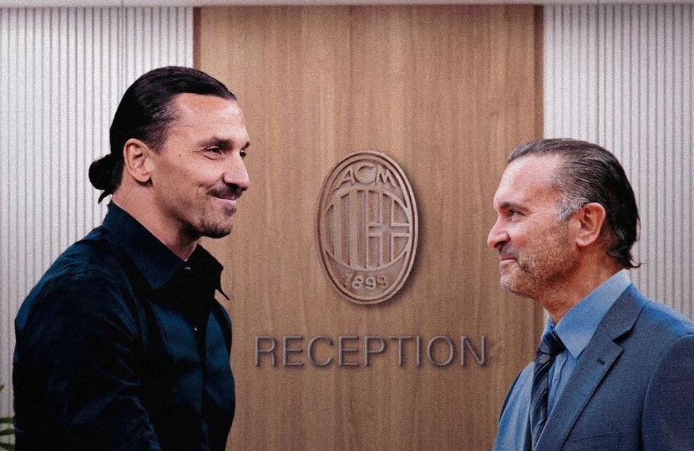 Zlatan Ibrahimovic e Gerry Cardinale